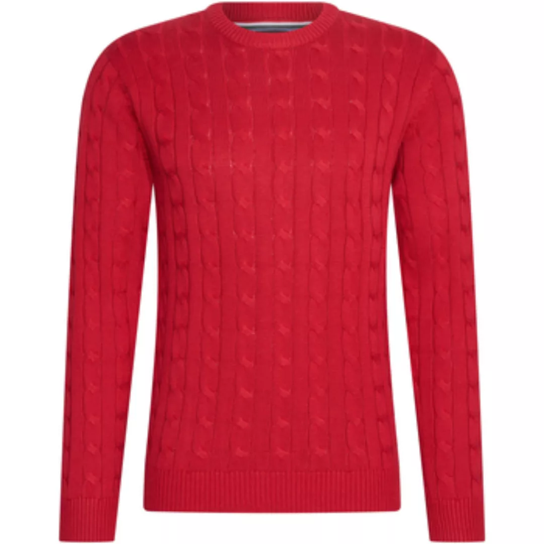 Cappuccino Italia  Sweatshirt Cable Pullover Rood günstig online kaufen