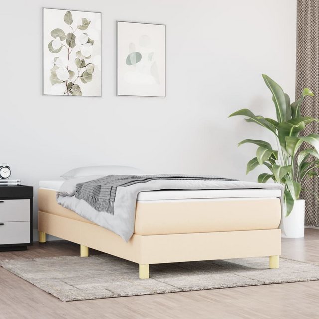 Vidaxl Boxspringbett Dunkelbraun 90x200 Cm Stoff günstig online kaufen