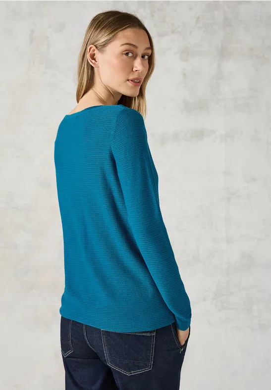 Cecil Strickpullover, mit Strick-Detail günstig online kaufen