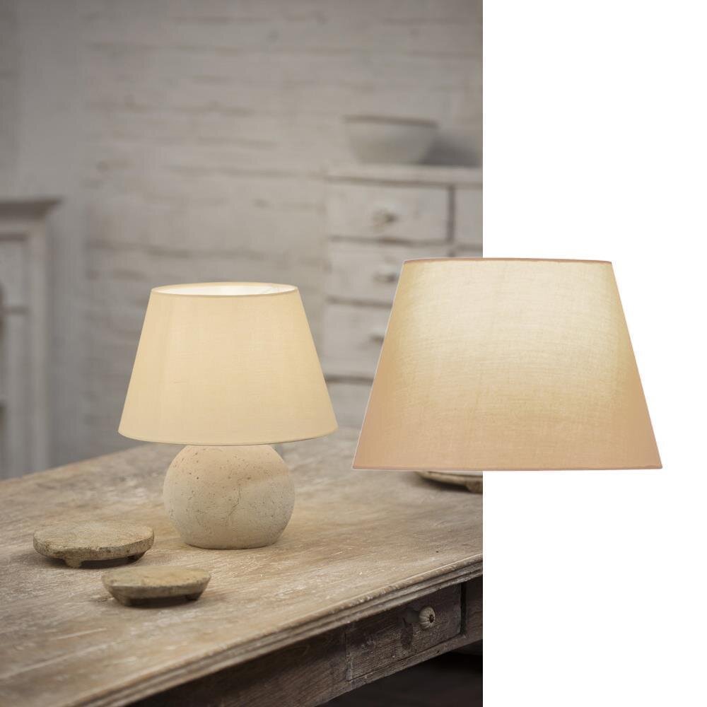 Leuchtenschirm Fenda, konisch, beige, 300 mm günstig online kaufen