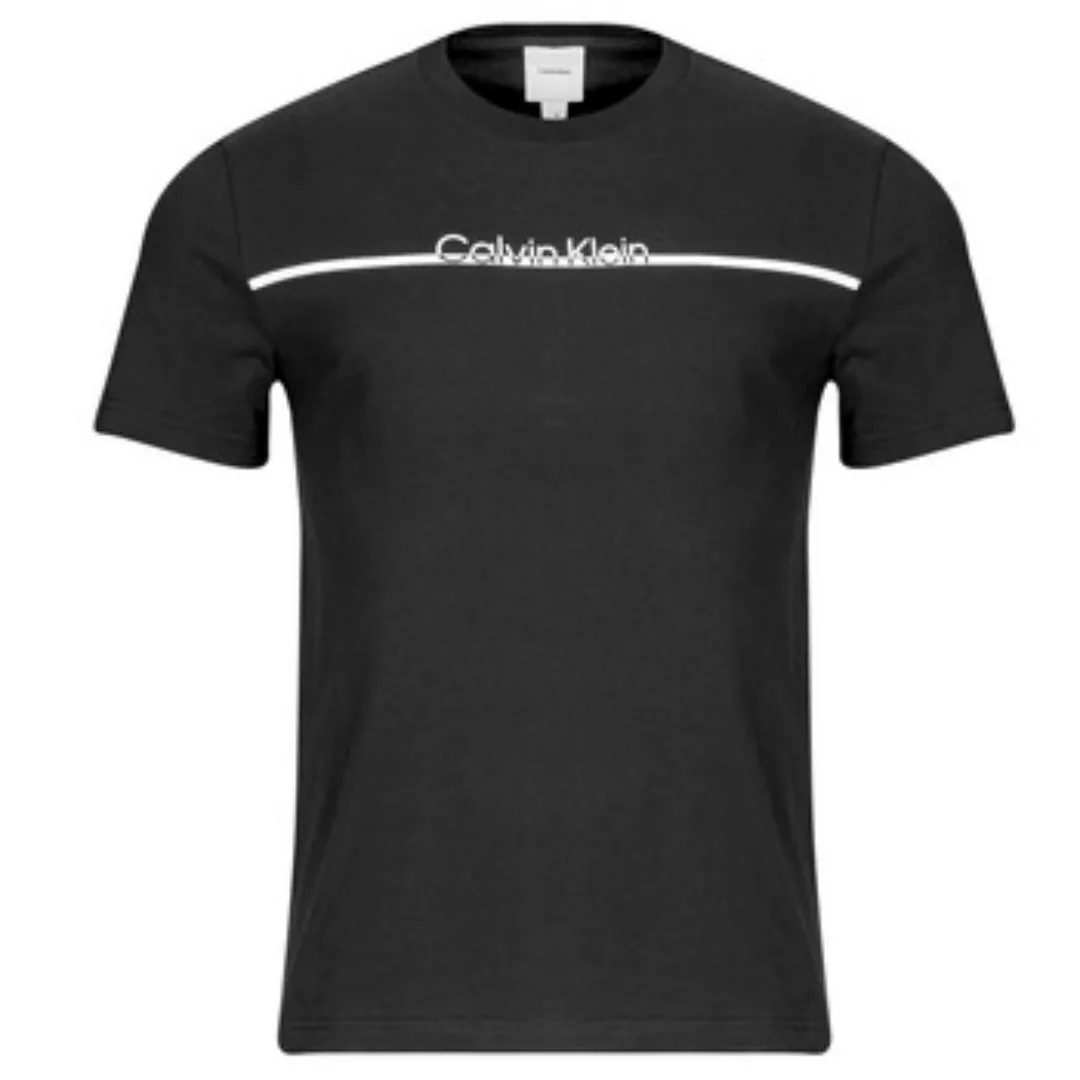 Calvin Klein Rundhalsshirt "SPLIT LINE LOGO T-SHIRT", mit Logoprint günstig online kaufen