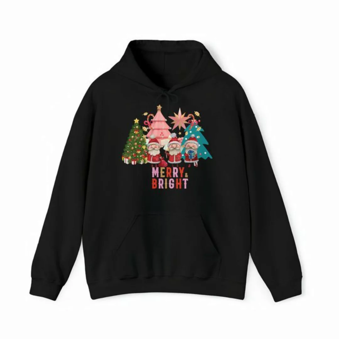 Quality Elegance Weihnachtssweatshirt Merry and Bright Cute Christmas Hoodi günstig online kaufen