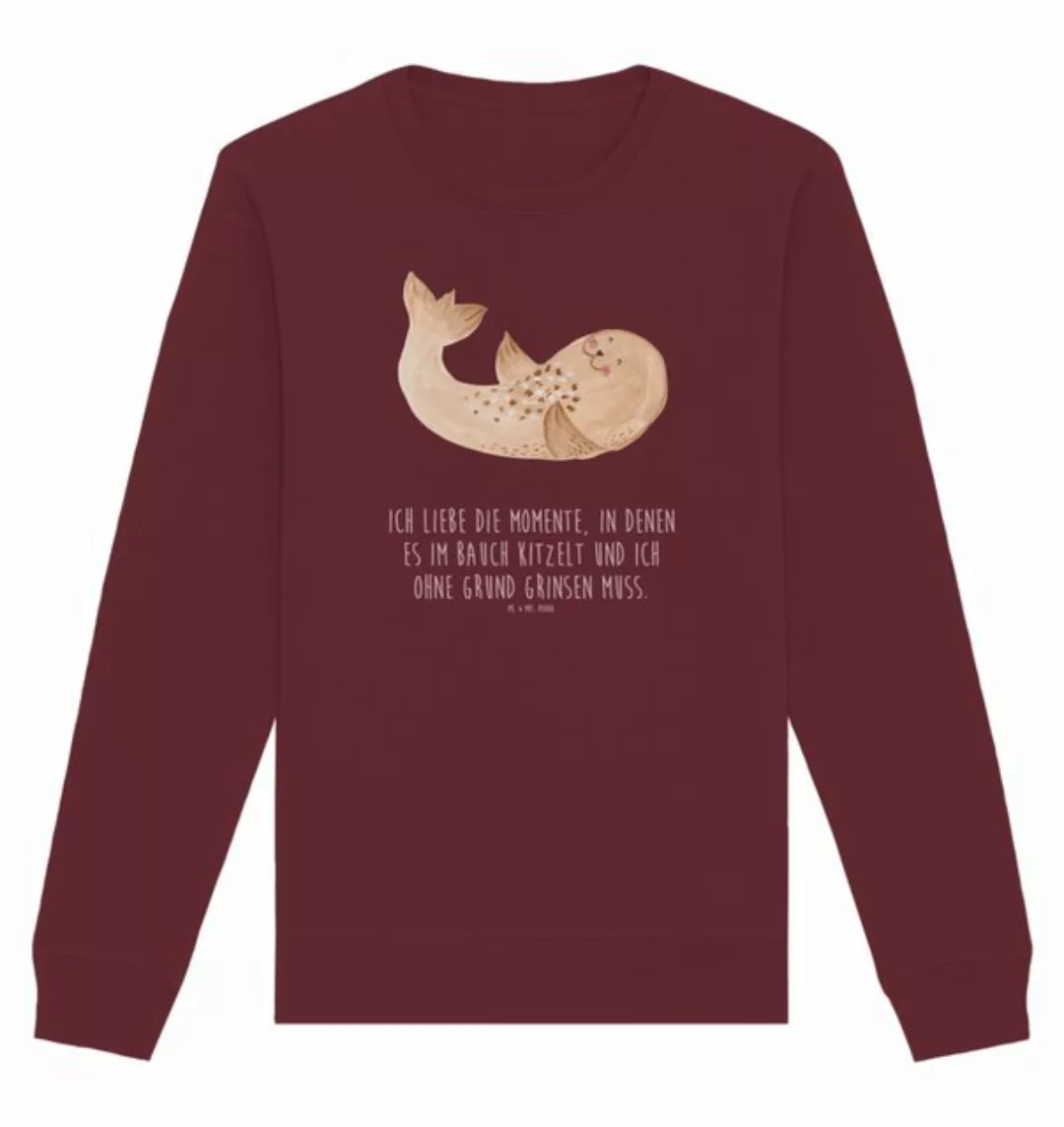 Mr. & Mrs. Panda Longpullover Robbe Liegen Größe XXL - Burgundy - Geschenk, günstig online kaufen