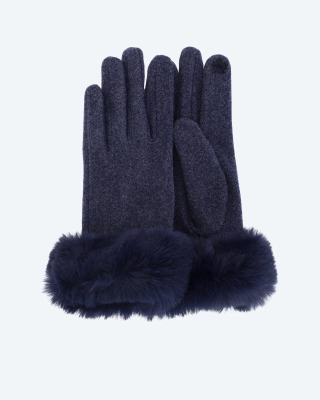 Helena Vera Handschuhe mit Webpelzrand günstig online kaufen
