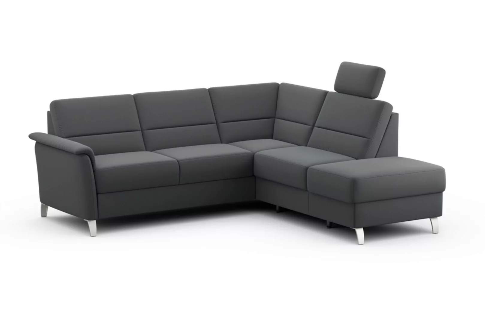 sit&more Ecksofa »Palmera L-Form«, Federkern, wahlweise mit Bettfunktion un günstig online kaufen