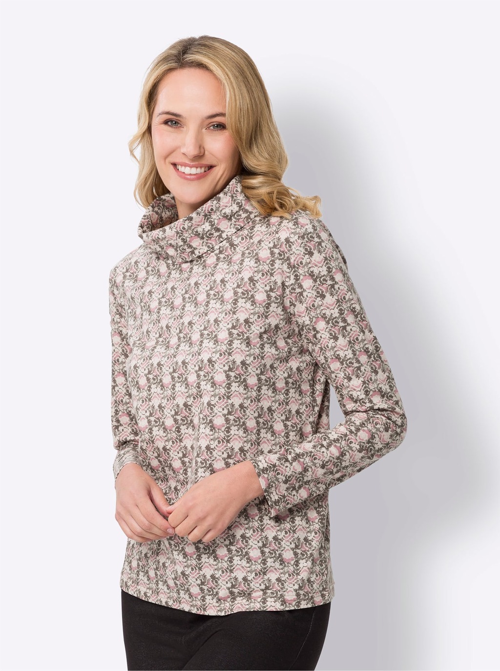 Classic Basics Rollkragenshirt "Stehkragen-Shirt", (1 tlg.) günstig online kaufen