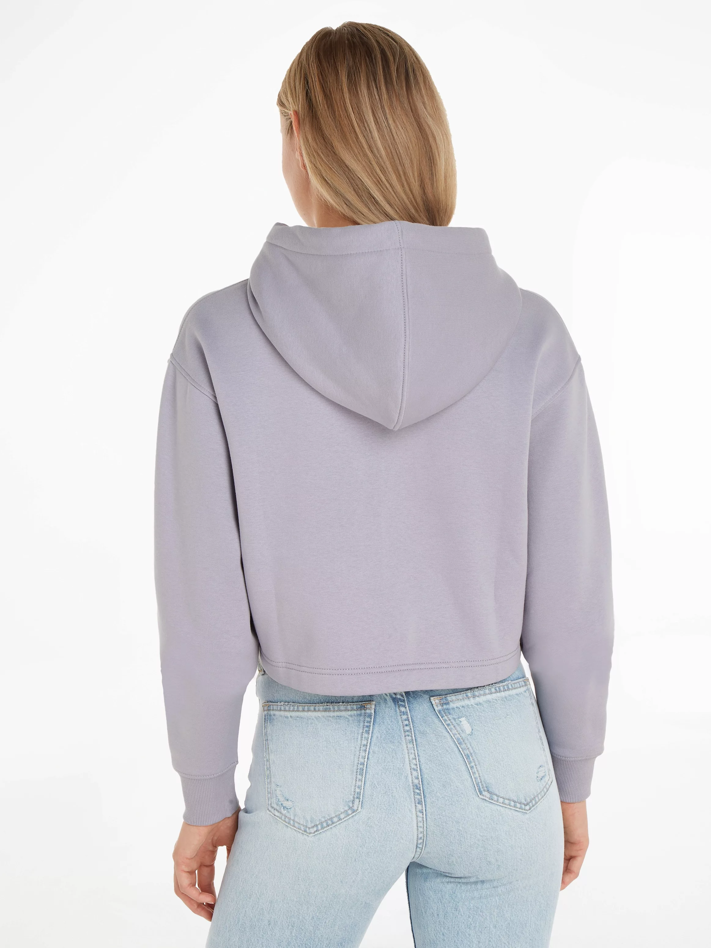 Calvin Klein Jeans Kapuzensweatshirt PRINTED BOX CROPPED HOODIE günstig online kaufen