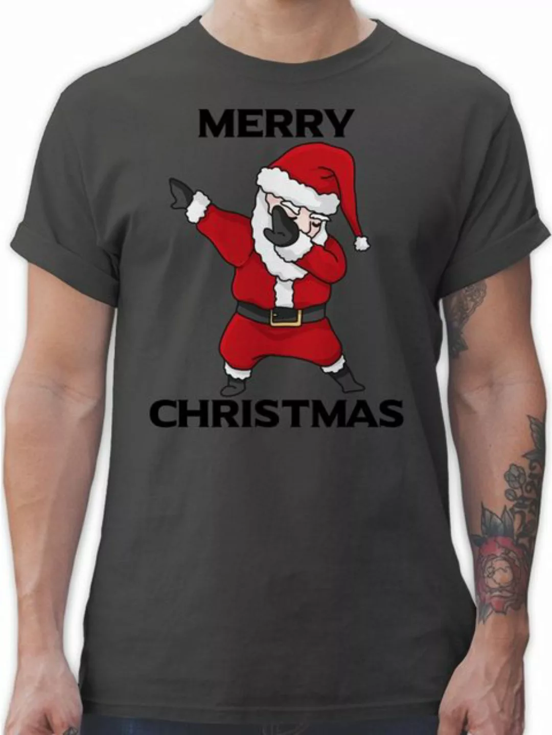 Shirtracer T-Shirt Dabbing Weihnachtsmann Weihachten Kleidung günstig online kaufen