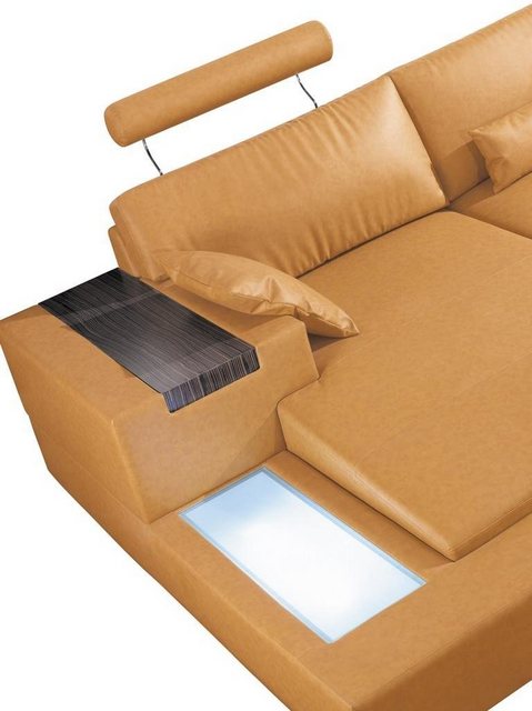 JVmoebel Ecksofa Big xxl ledersofa sofa Couch polster eck lounge form Wohnl günstig online kaufen