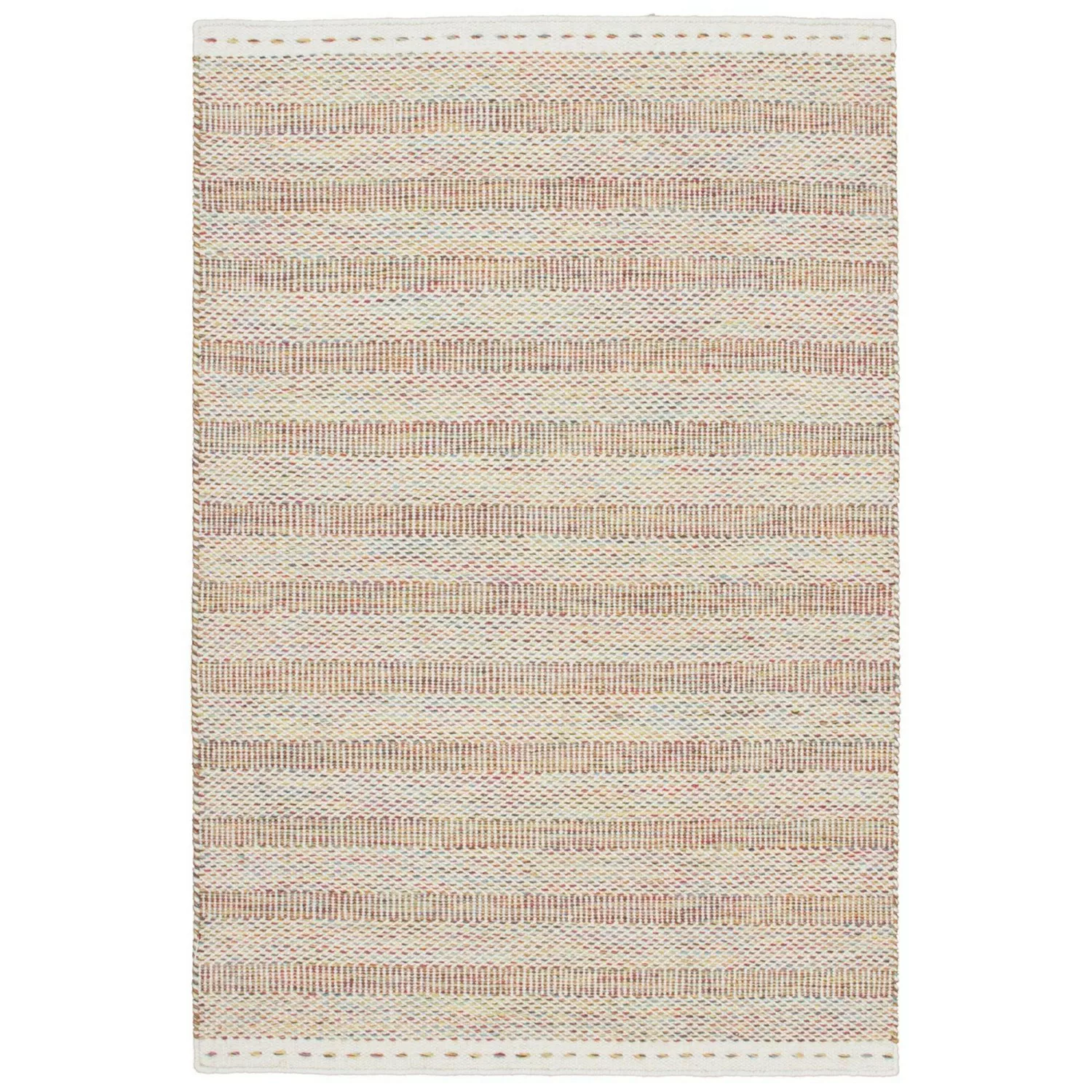 MeGusta Kurzflor Teppich Vintage Modern Multi Wolle 140x200 cm Clara günstig online kaufen