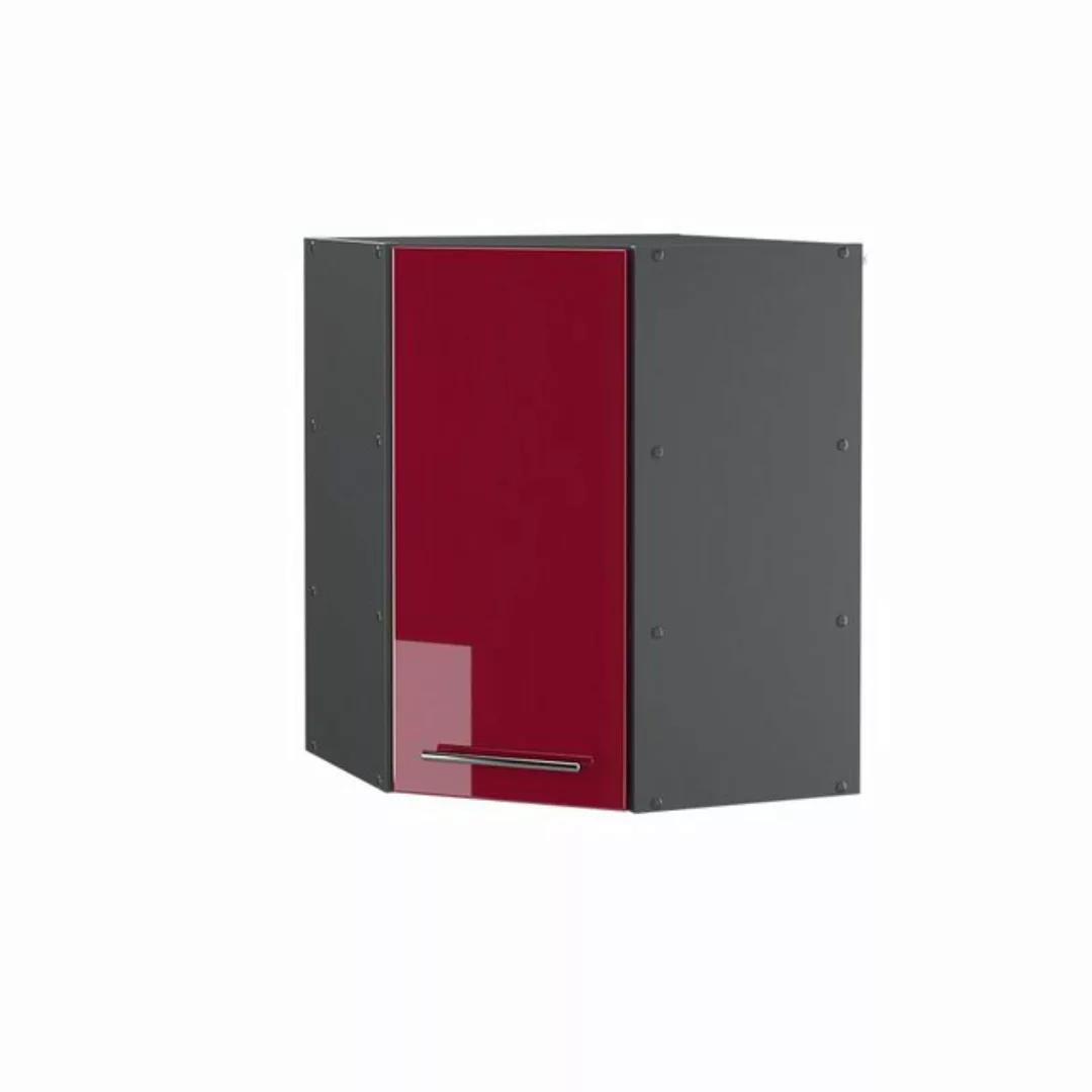 Vicco Eckhängeschrank Fame-Line, Bordeaux Hochglanz/Anthrazit, 57 cm (1 Hän günstig online kaufen