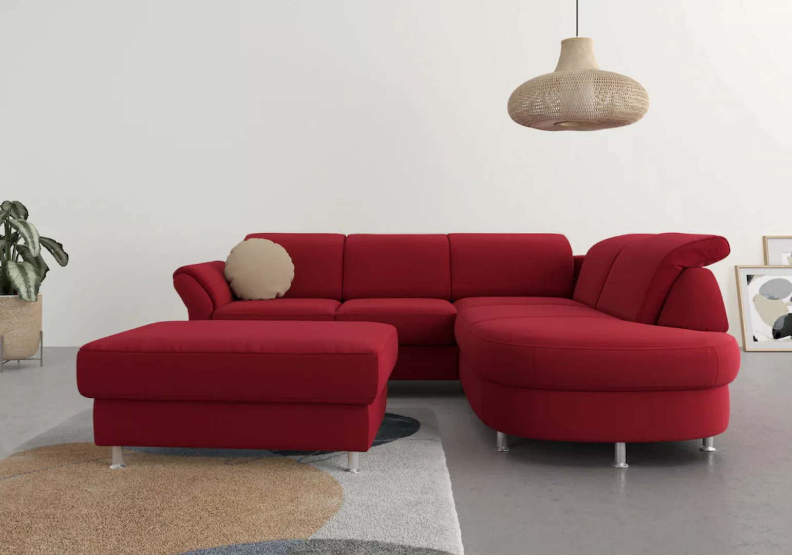 sit&more Ecksofa "Apulia L-Form", wahlweise Bettfunktion, Bettkasten und Ko günstig online kaufen