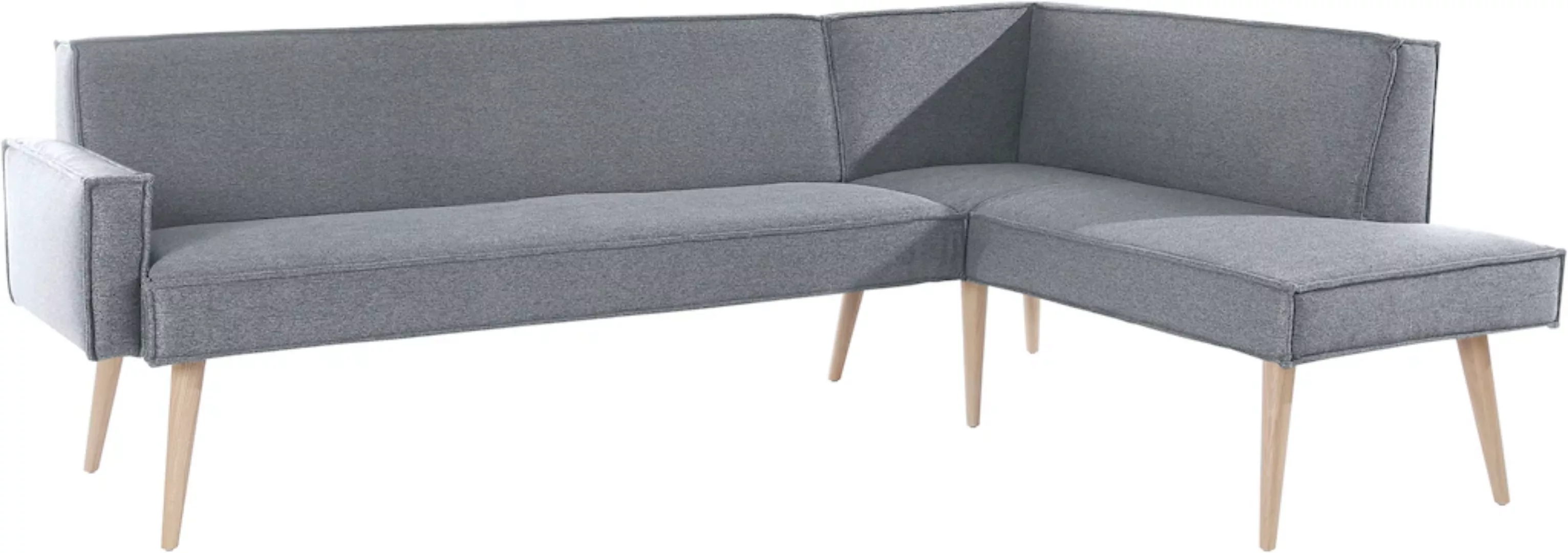 exxpo - sofa fashion Eckbank "Lungo, moderne Kedernaht, bequem und elegant, günstig online kaufen