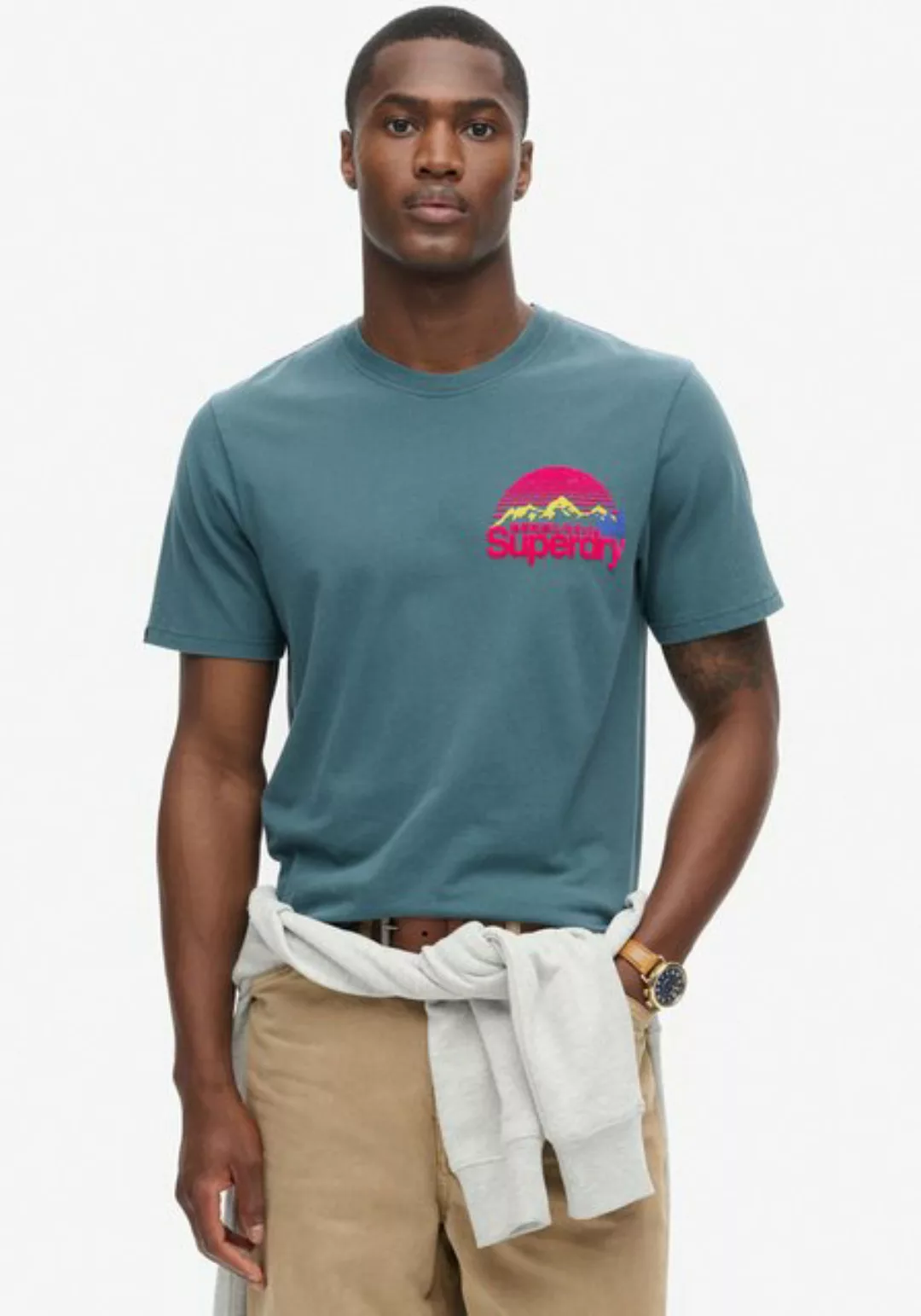 Superdry Rundhalsshirt "GREAT OUTDOOR CHEST GRAPHC TEE" günstig online kaufen