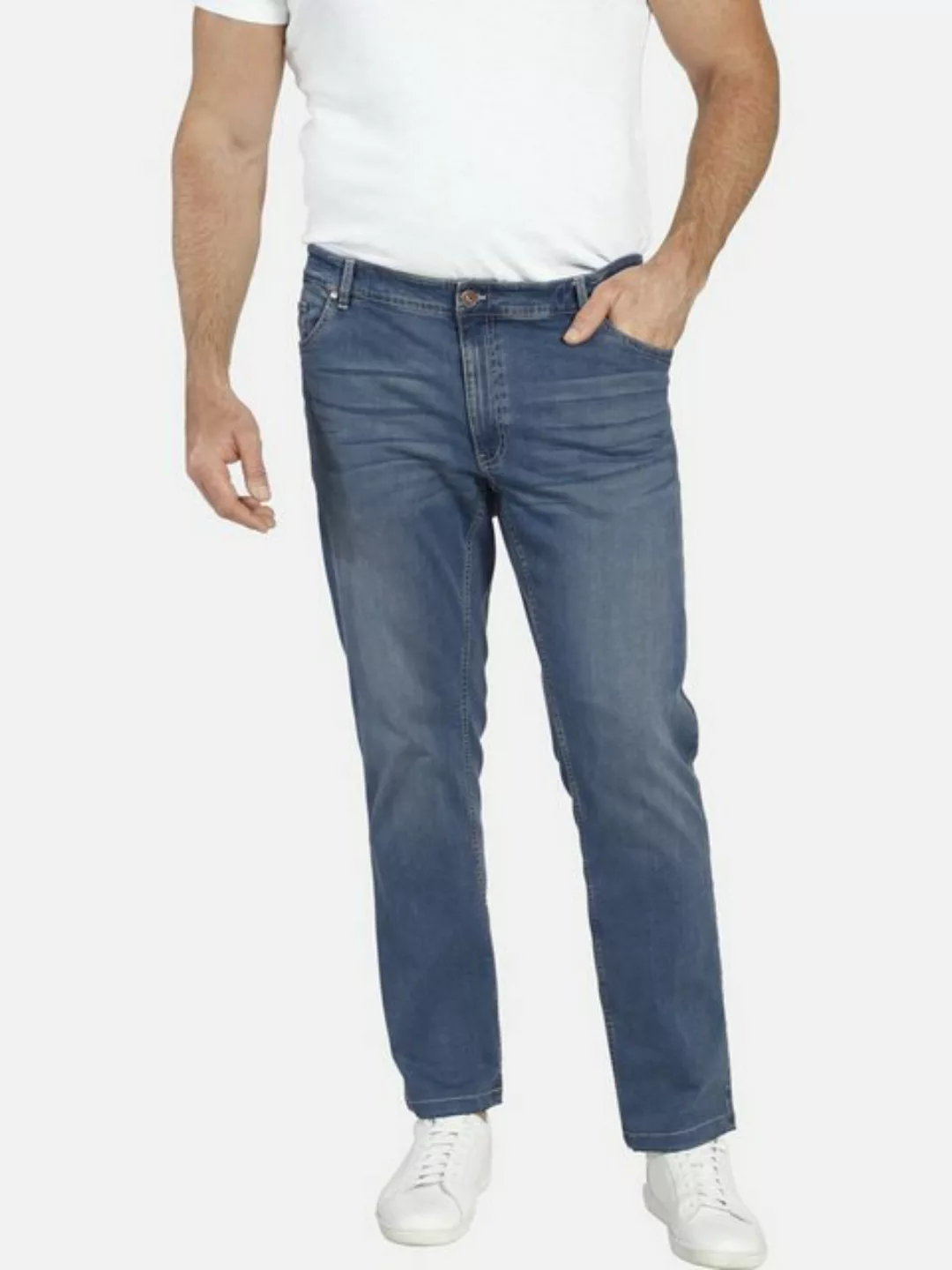 Charles Colby 5-Pocket-Jeans BARON GOYLE +Fit Kollektion, Used-Look günstig online kaufen