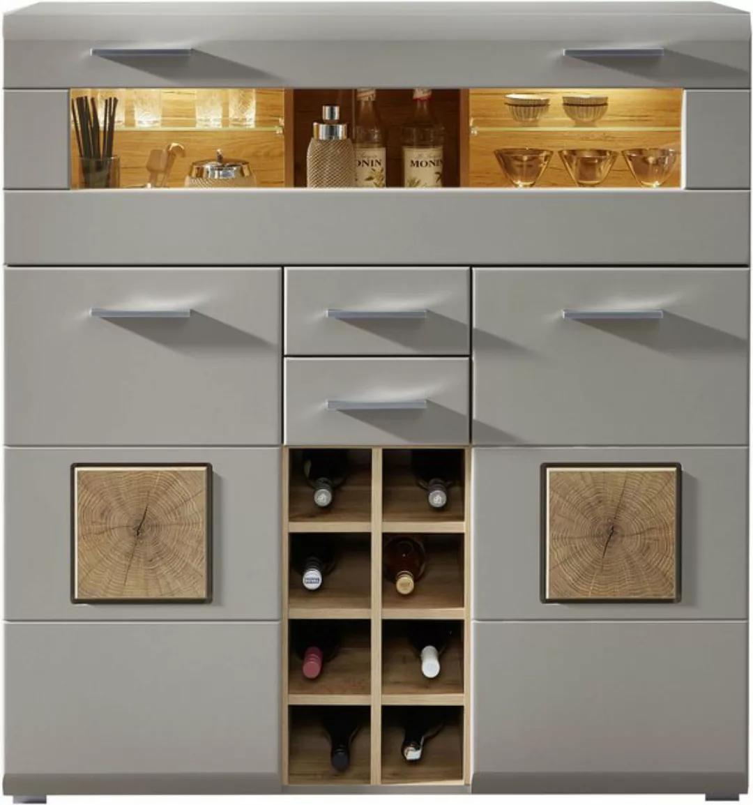 Innostyle Barschrank FUN PLUS II 2 Holztüren, 19 Fächer, 1 Klappe, Softclos günstig online kaufen