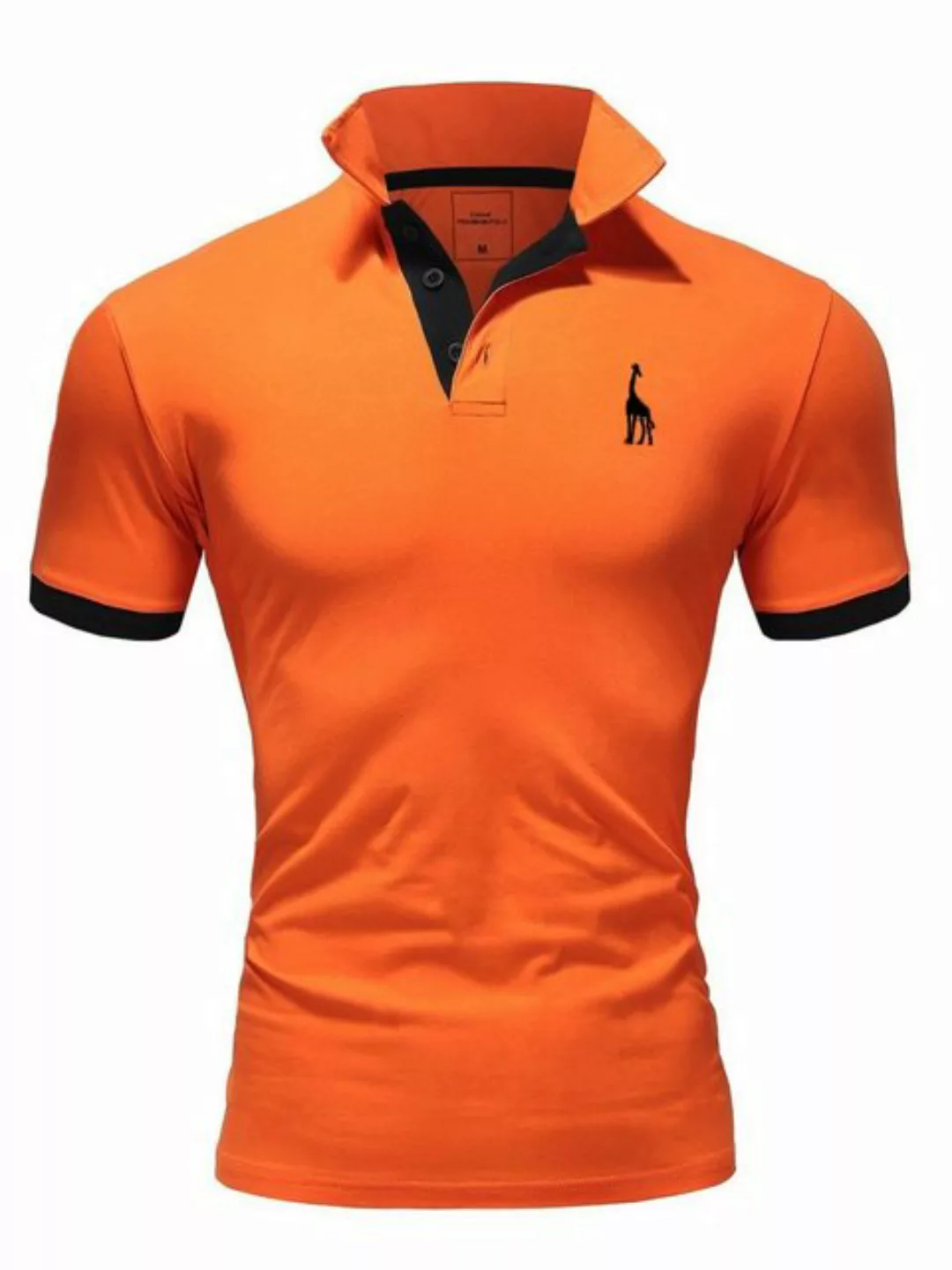 REPUBLIX Poloshirt JOSEPH Herren Basic Kurzarm Kontrast Polo Hemd günstig online kaufen