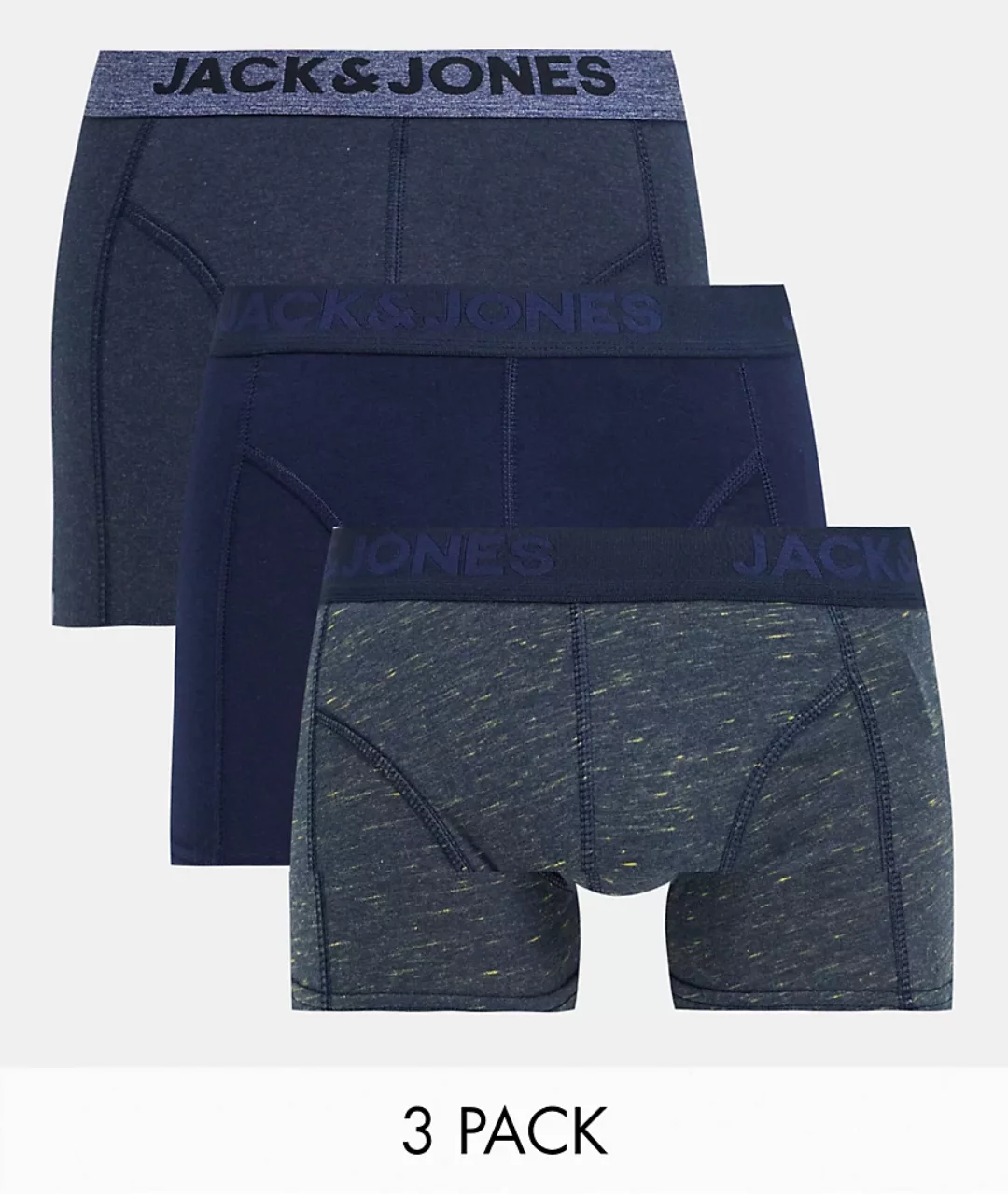 Jack & Jones James Boxer 3 Einheiten 2XL Navy Blazer / Detail Blue / Blue günstig online kaufen