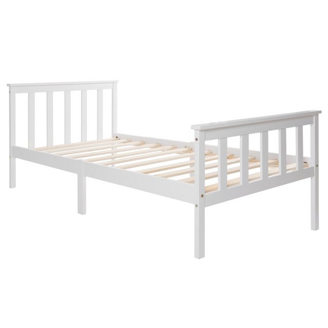 Furnishings Home Holzbett Einzelbett Jugendbett Kinderbett 90x200cm (Set, B günstig online kaufen