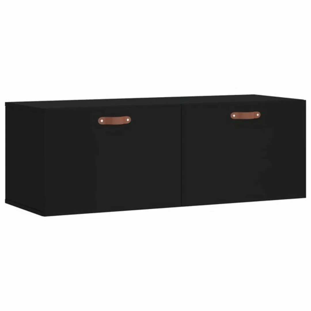 vidaXL Hängeschrank Wandschrank Hängeschrank Aufbewahrung Schwarz 100x36,5x günstig online kaufen