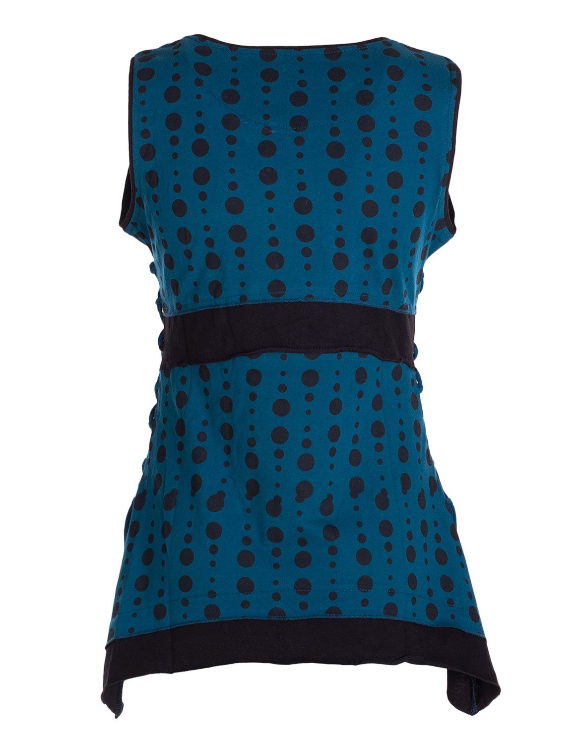 Vishes Shirttop Damen Sommer-Top Zipfel-Top Punkte günstig online kaufen