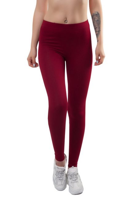 Bongual Leggings Basics aus Baumwollmix mit Komfortbund günstig online kaufen