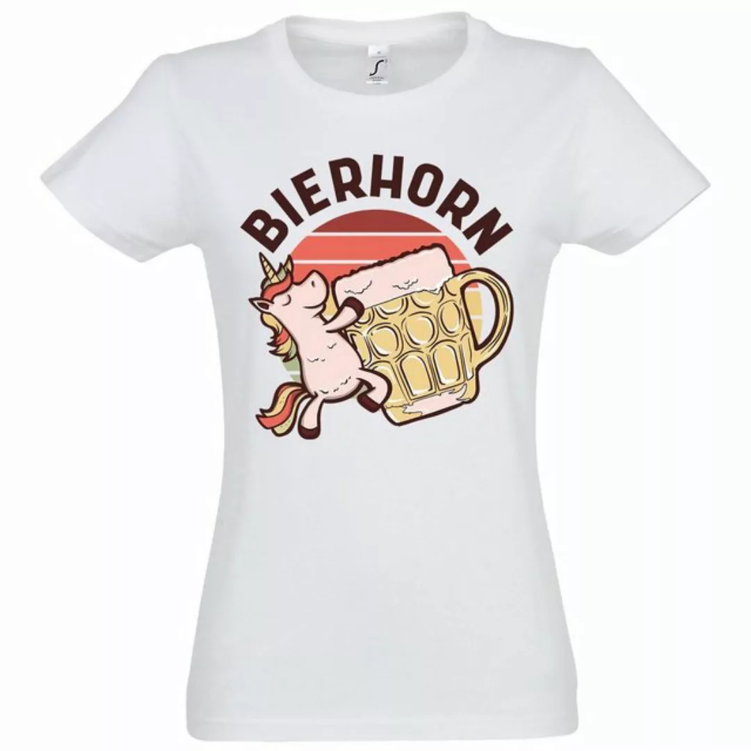 Youth Designz T-Shirt Bierhorn Damen T-Shirt mit modischem Print günstig online kaufen