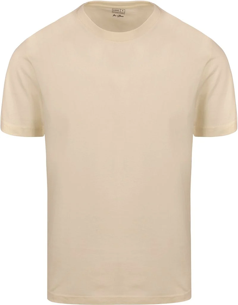 King Essentials The Steve T-Shirt Beige - Größe L günstig online kaufen