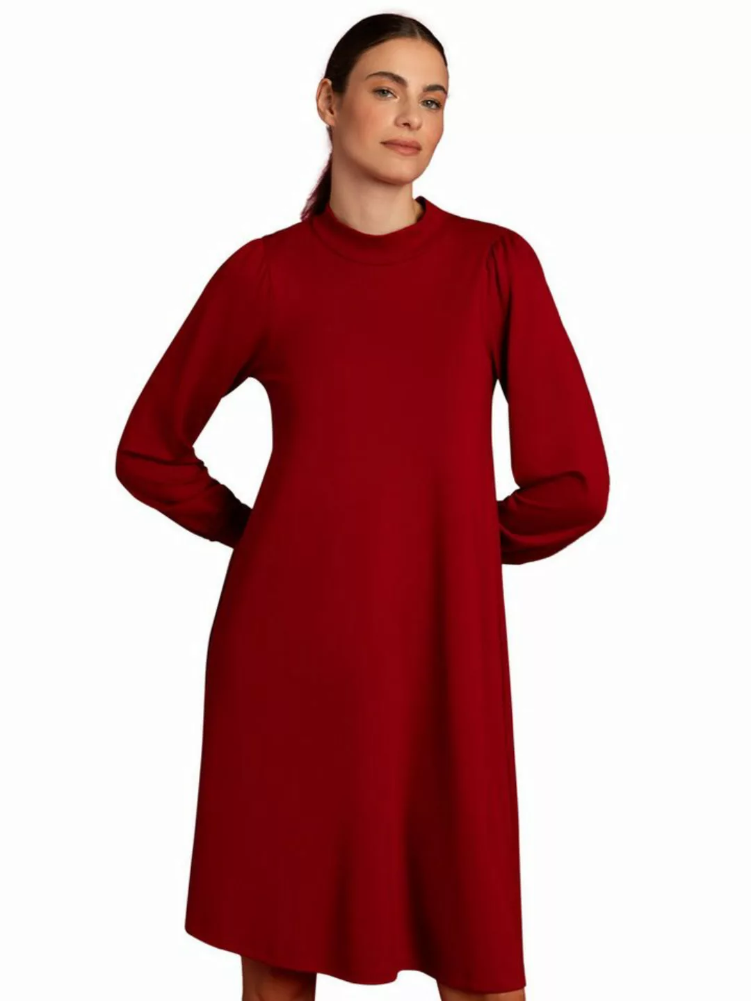 Jerseykleid, rot, Herbst-Kollektion günstig online kaufen