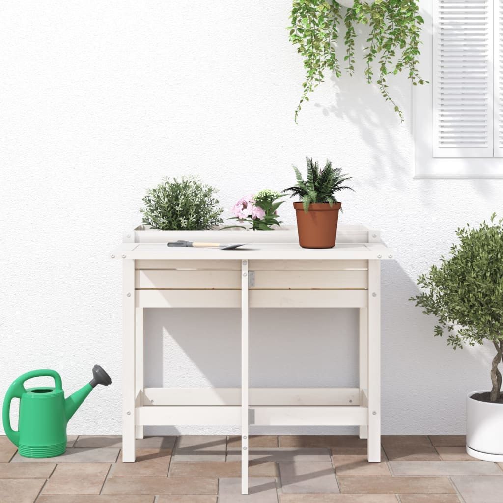 vidaXL Blumentopf Pflanzkasten mit Klappbarer Tischplatte günstig online kaufen