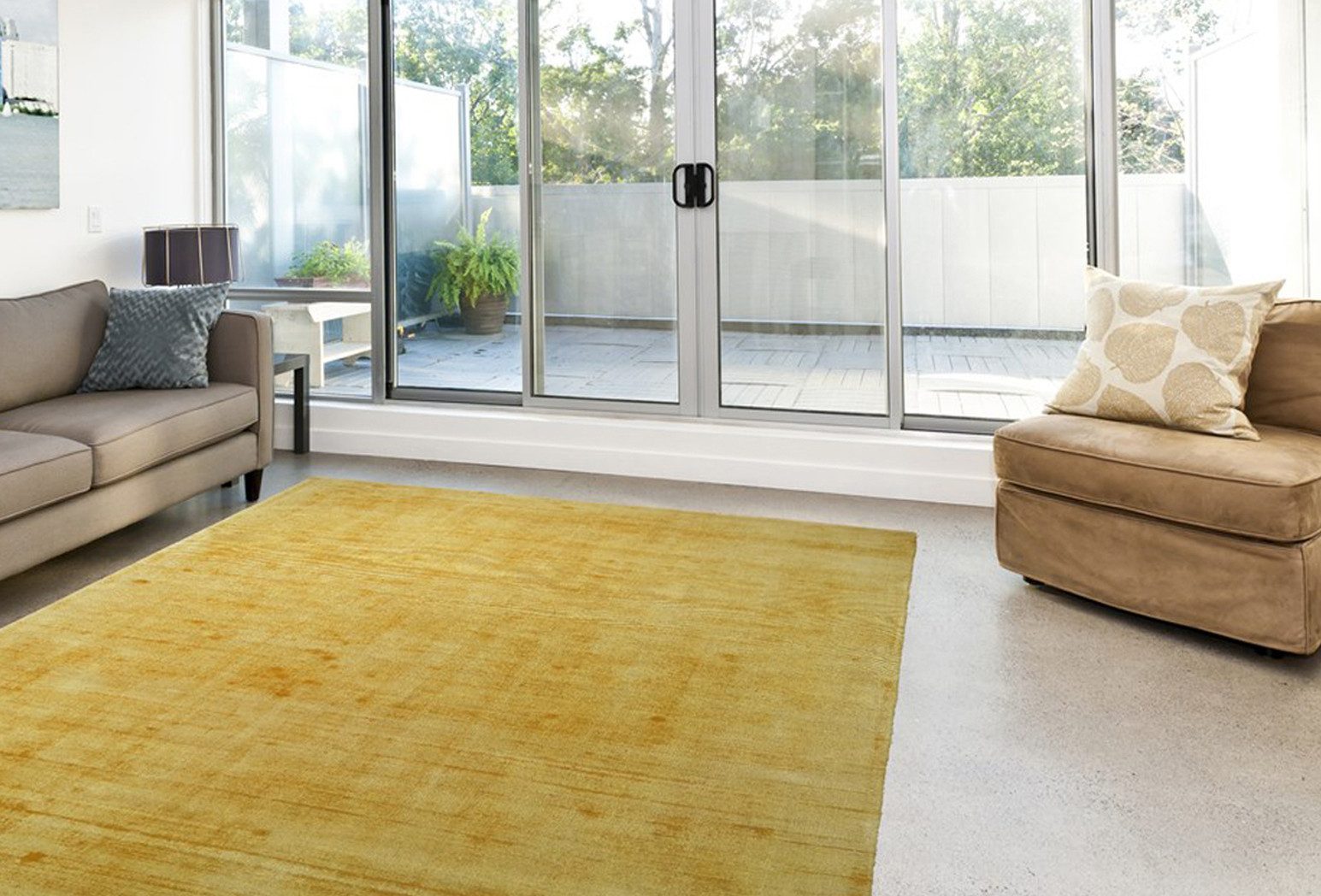 calo-deluxe Teppich »Viteox 200«, rechteckig, 13 mm Höhe, Viskose, Kurzflor günstig online kaufen
