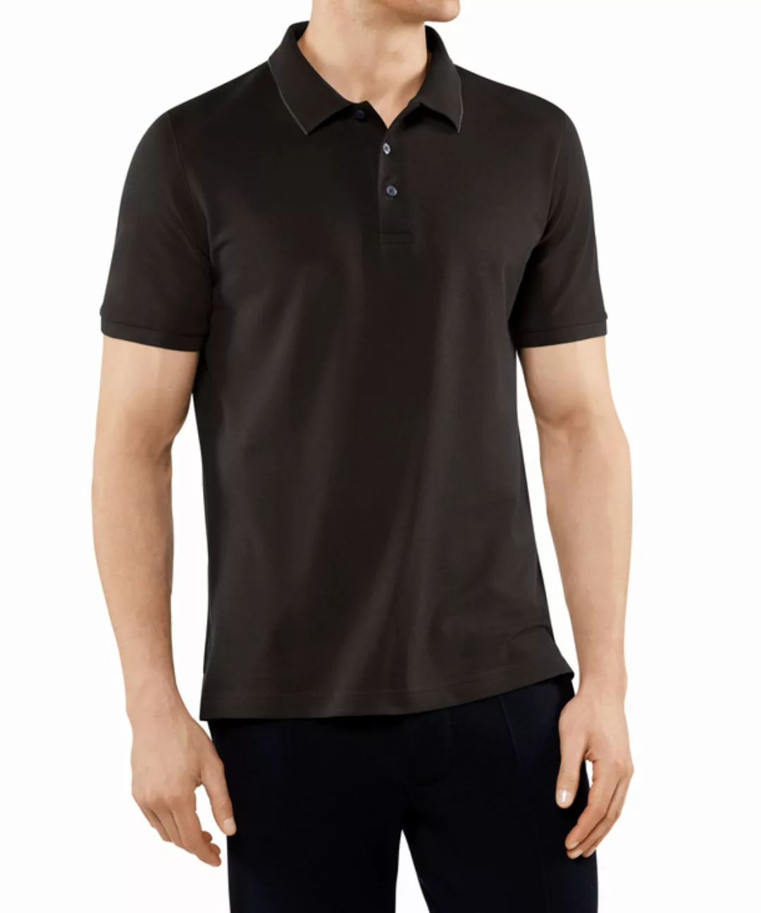 FALKE Polo Shirt Polo, Herren, S, Braun, Struktur, Baumwolle, 62100-593002 günstig online kaufen