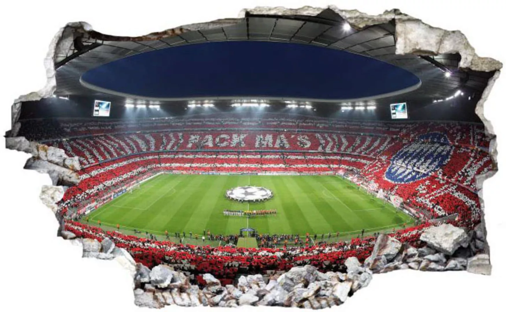 Wall-Art Wandtattoo »FCB Stadion Pack Ma's«, (1 St.), selbstklebend, entfer günstig online kaufen