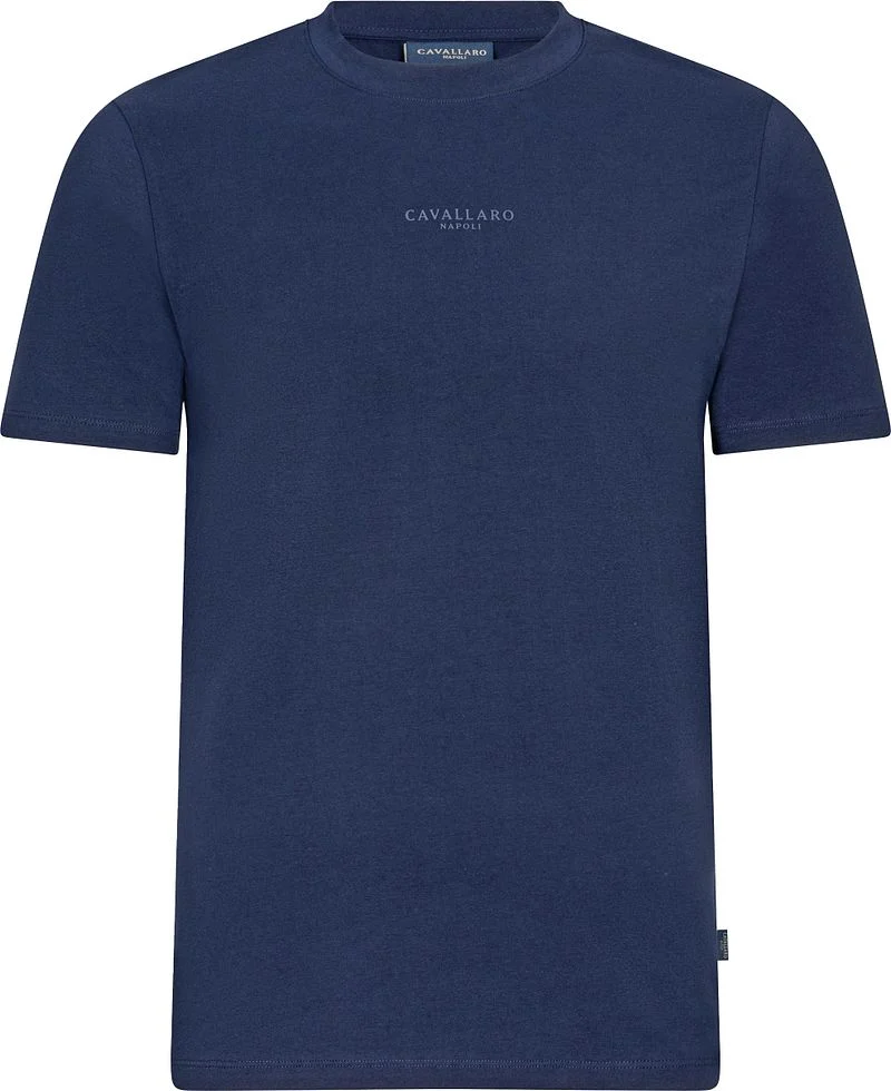 Cavallaro Darione T-Shirt Logo Navy - Größe XL günstig online kaufen