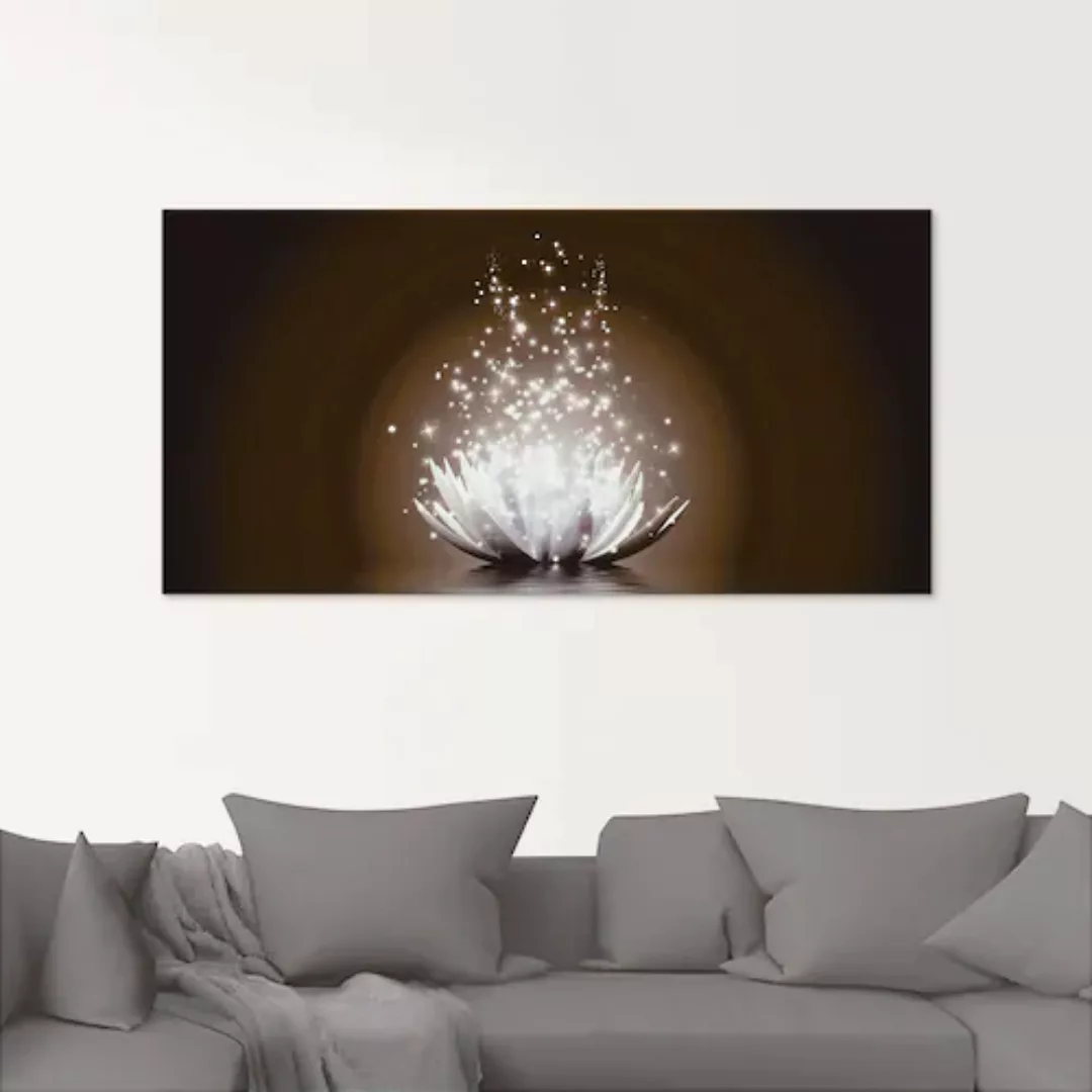 Artland Glasbild »Magie der Lotus-Blume«, Blumen, (1 St.), in verschiedenen günstig online kaufen