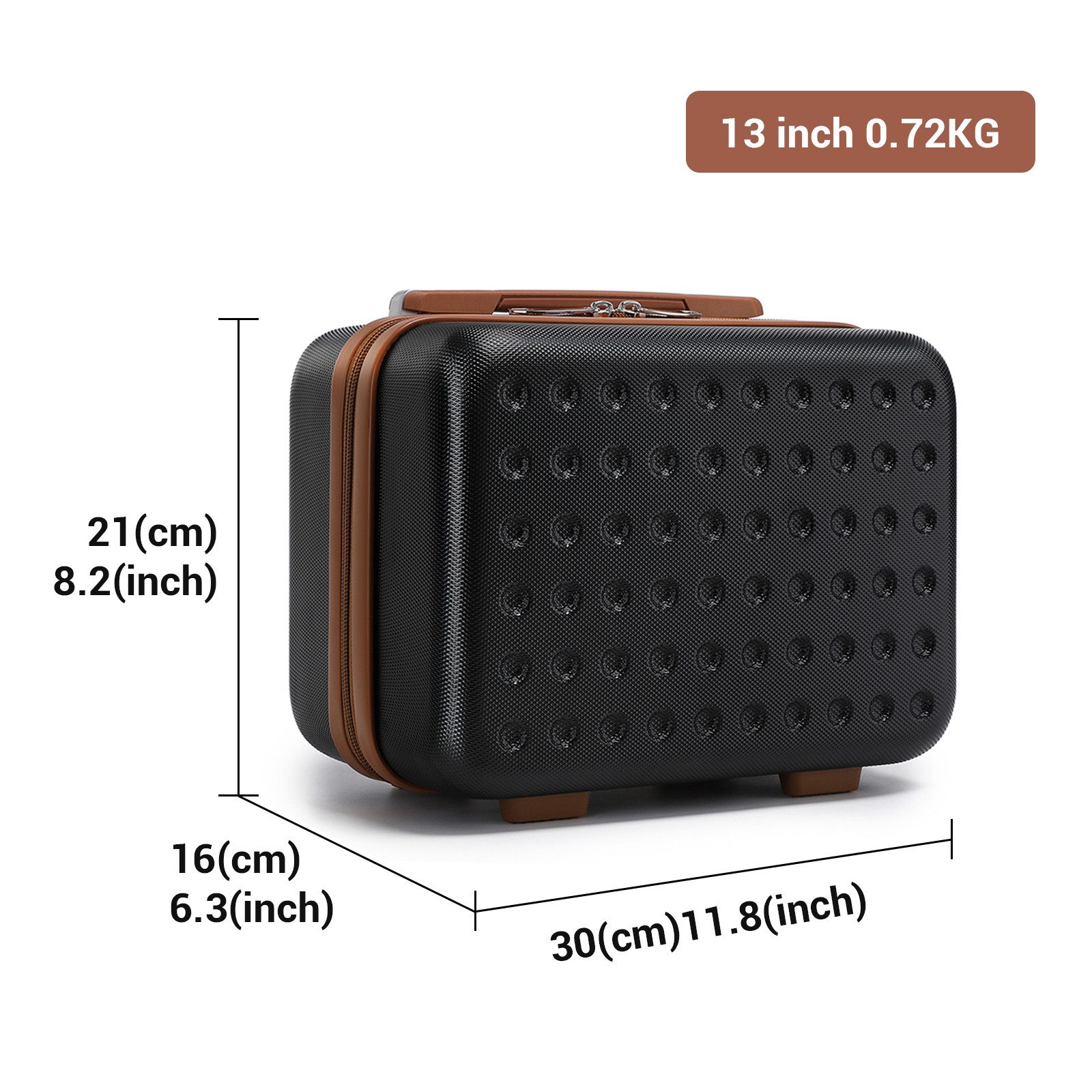 British Traveller Hartschalen-Trolley Hartschalenkoffer 100% ABS günstig online kaufen