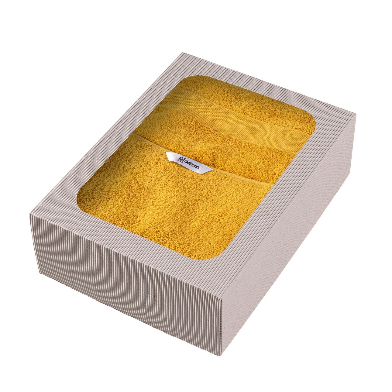 Handtuch-Set 3 Stck. Cairo yellow, 2 szt. 50 x 90 cm  / 1 szt. 70 x 140 cm günstig online kaufen