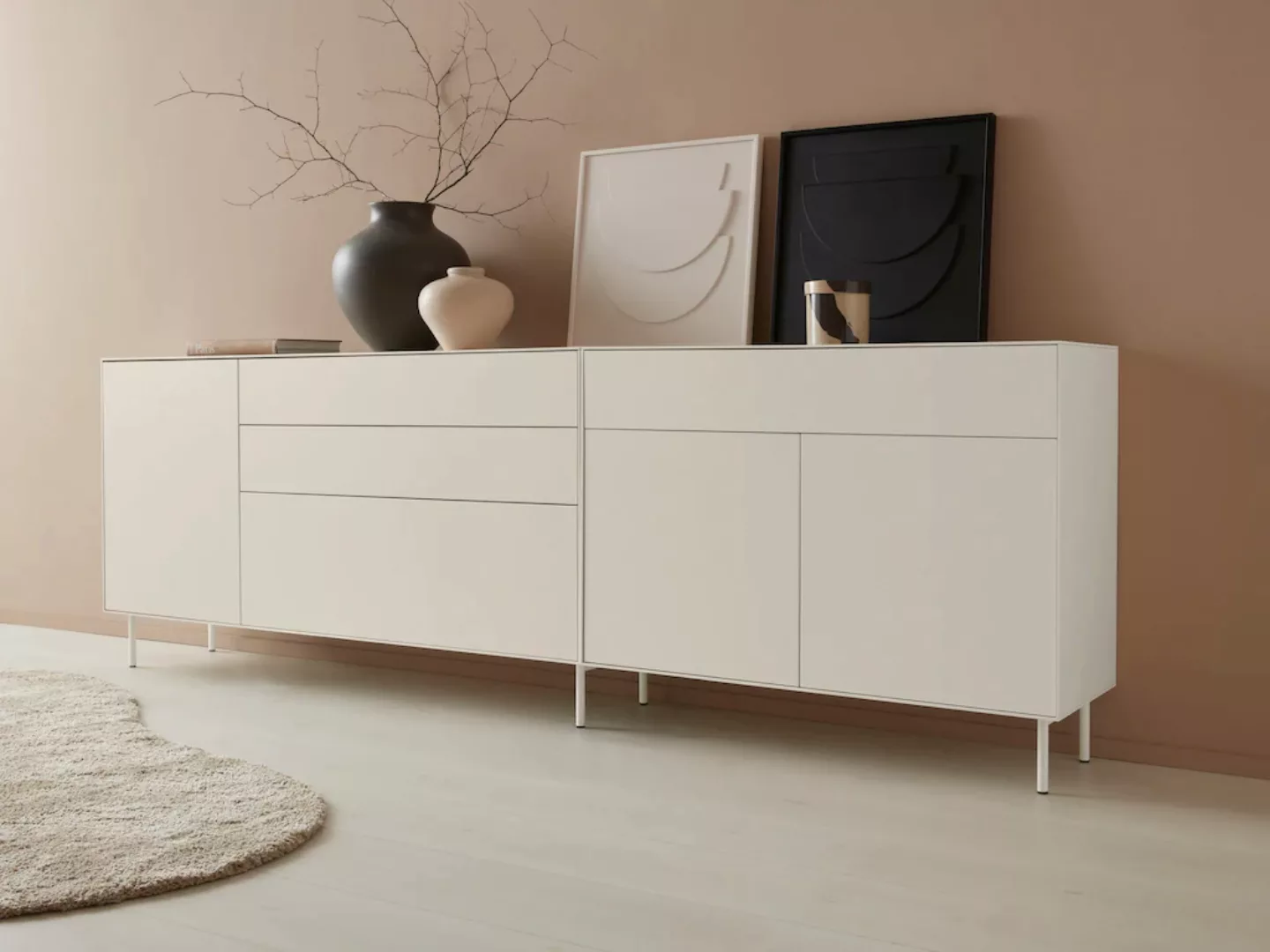 LeGer Home by Lena Gercke Sideboard "Essentials", (2 St.), Breite: 279cm, M günstig online kaufen