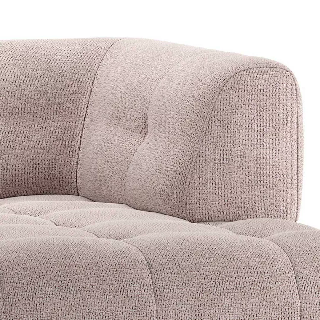 Sofa Element modular rechts aus Chenillegewebe modernem Design günstig online kaufen