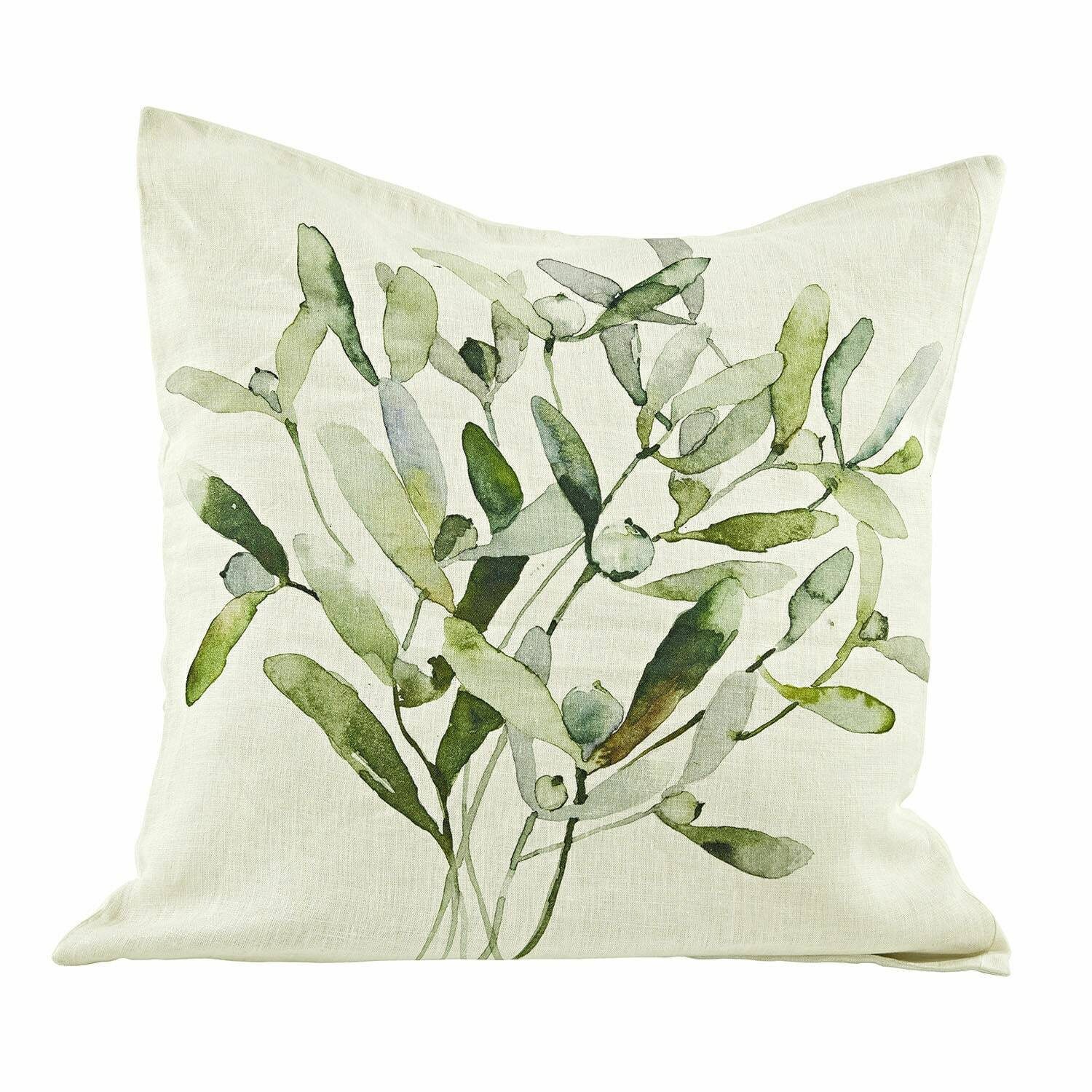 Mirabeau Kissenhülle Kissenhülle Mistletoe weiß/grün günstig online kaufen