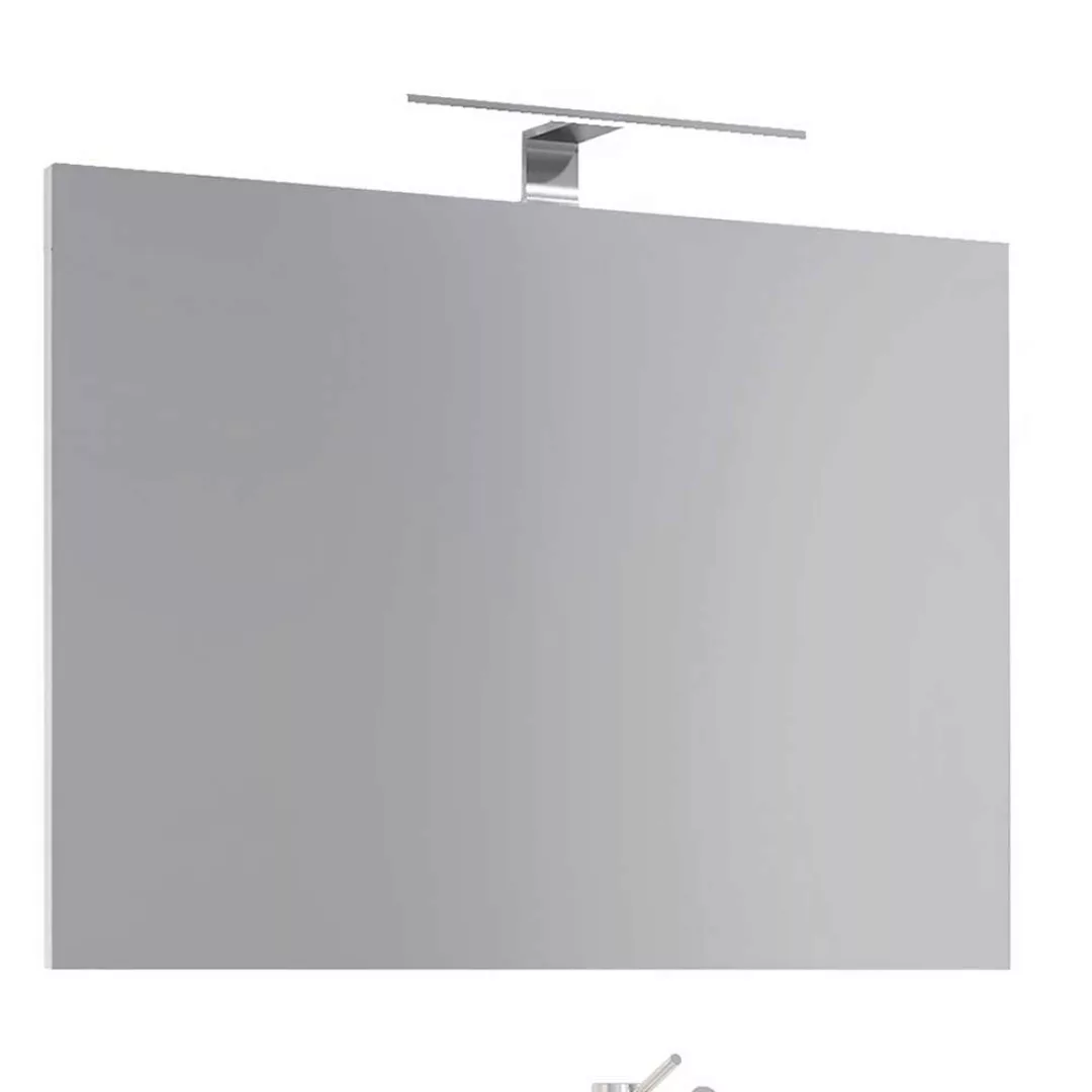 Waschplatz Set mit Becken weiss in modernem Design 73 cm breit (zweiteilig) günstig online kaufen