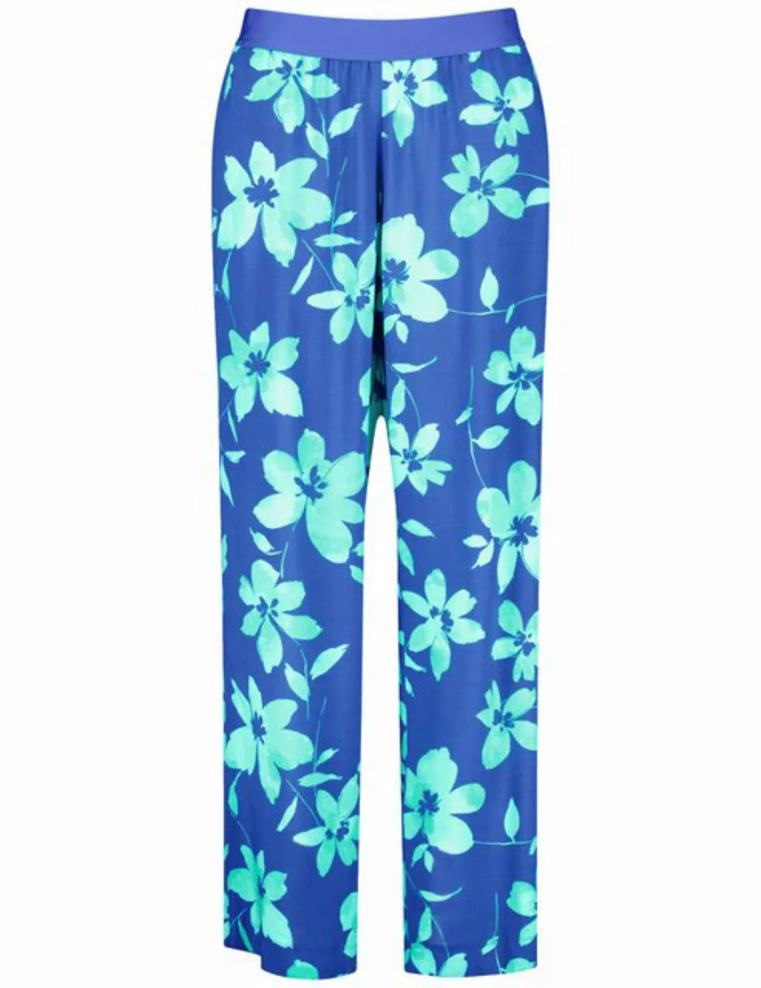 Samoon Stoffhose Palazzohose mit Floral-Print günstig online kaufen