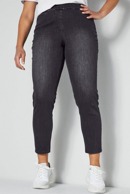 Dollywood Lederimitathose Jeggings Tight Fit Elastikbund günstig online kaufen