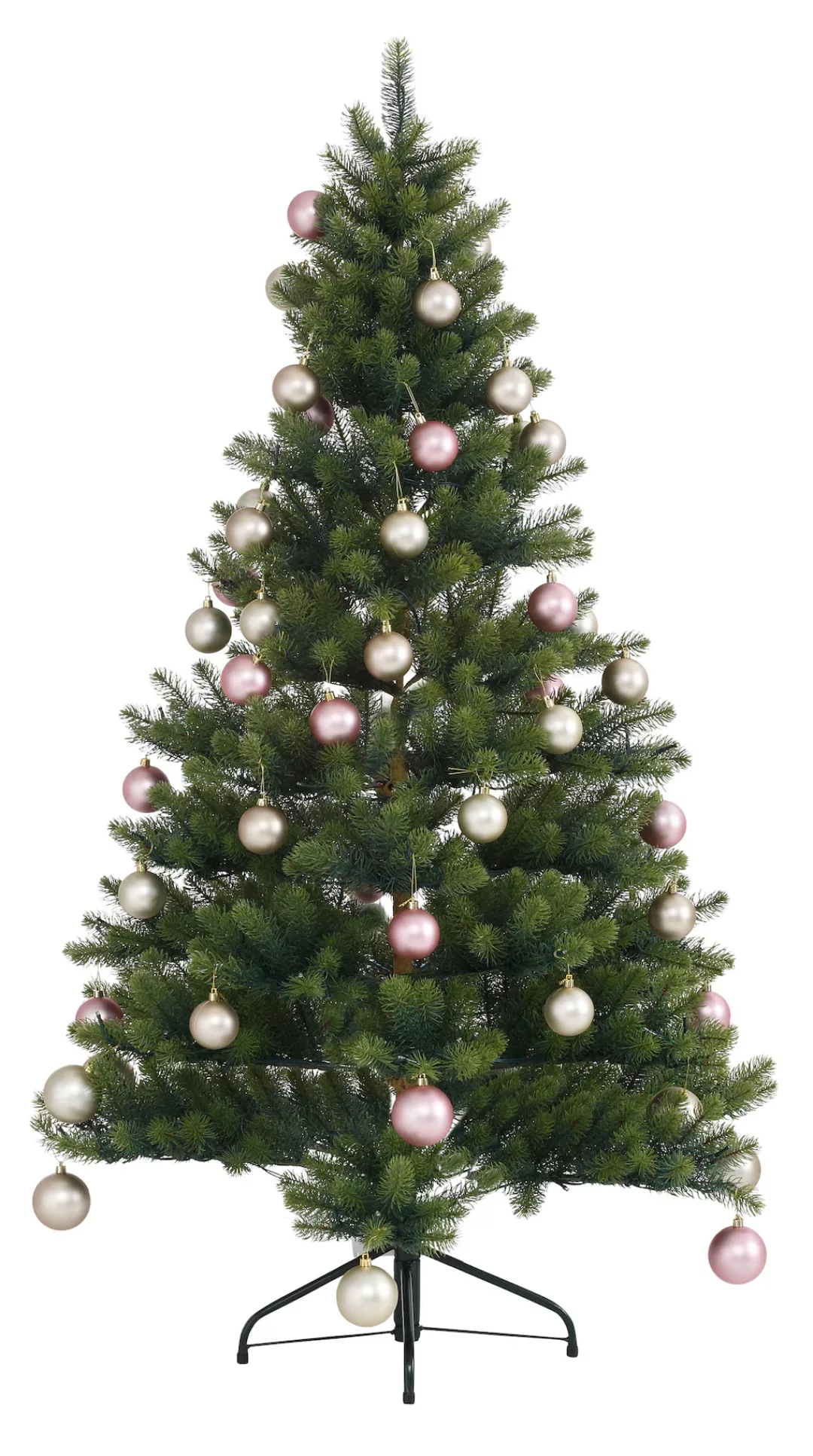 Creativ deco Künstlicher Weihnachtsbaum "Höhe: 150 cm, Fertig geschmückt", günstig online kaufen