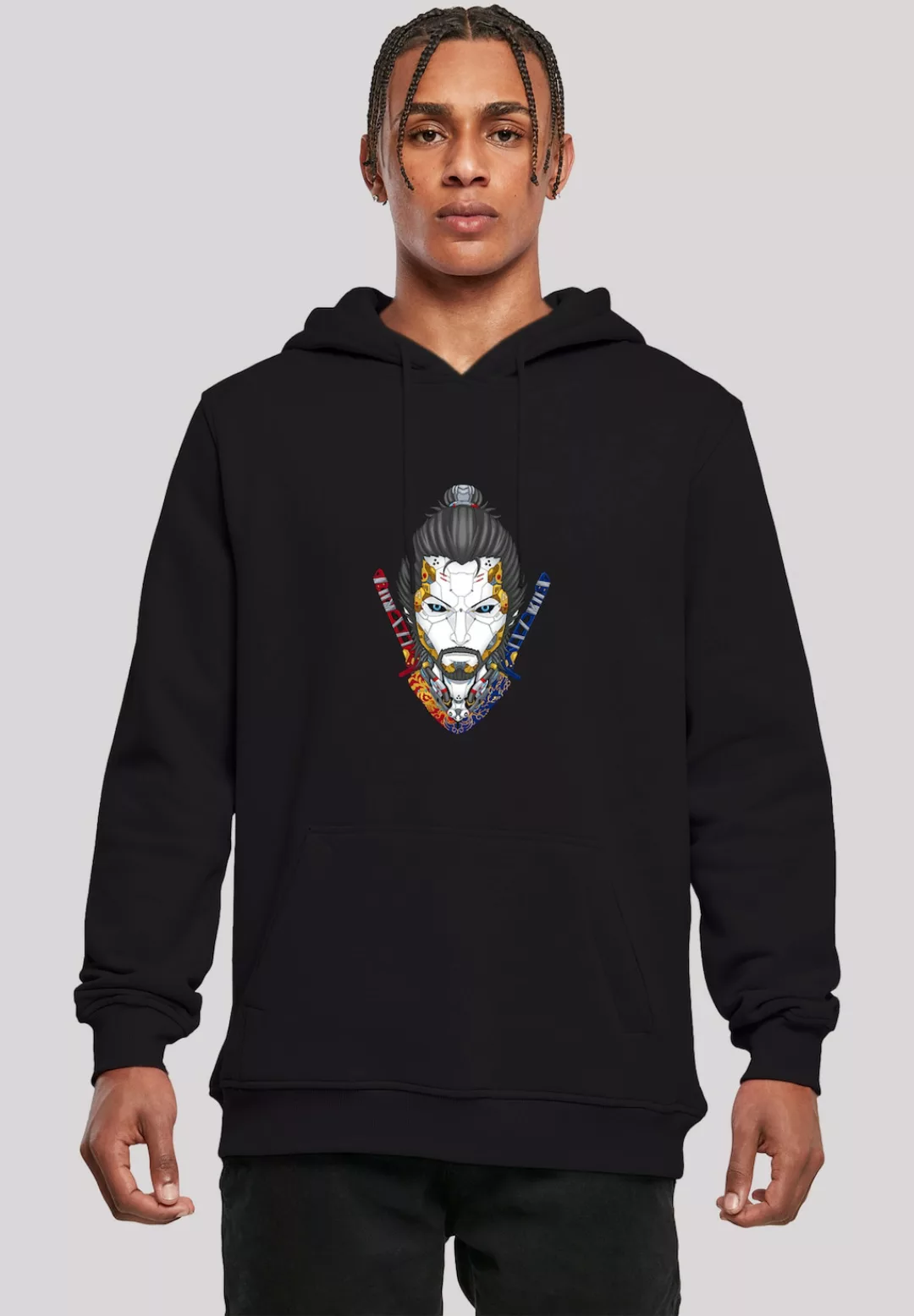 F4NT4STIC Sweatshirt "Cyberpunk Samurai", Print günstig online kaufen