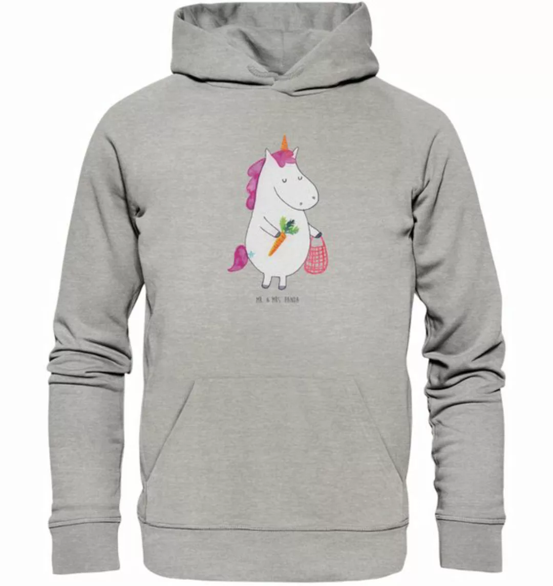 Mr. & Mrs. Panda Hoodie Einhorn Vegan Größe L - Heather Grey - Geschenk, Un günstig online kaufen