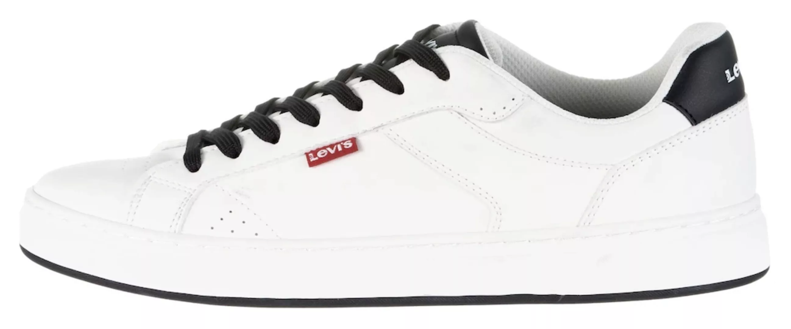 Levis Sneaker "RUCKER", Freizeitschuh, Halbschuh, Schnürschuh mit rotem Lab günstig online kaufen