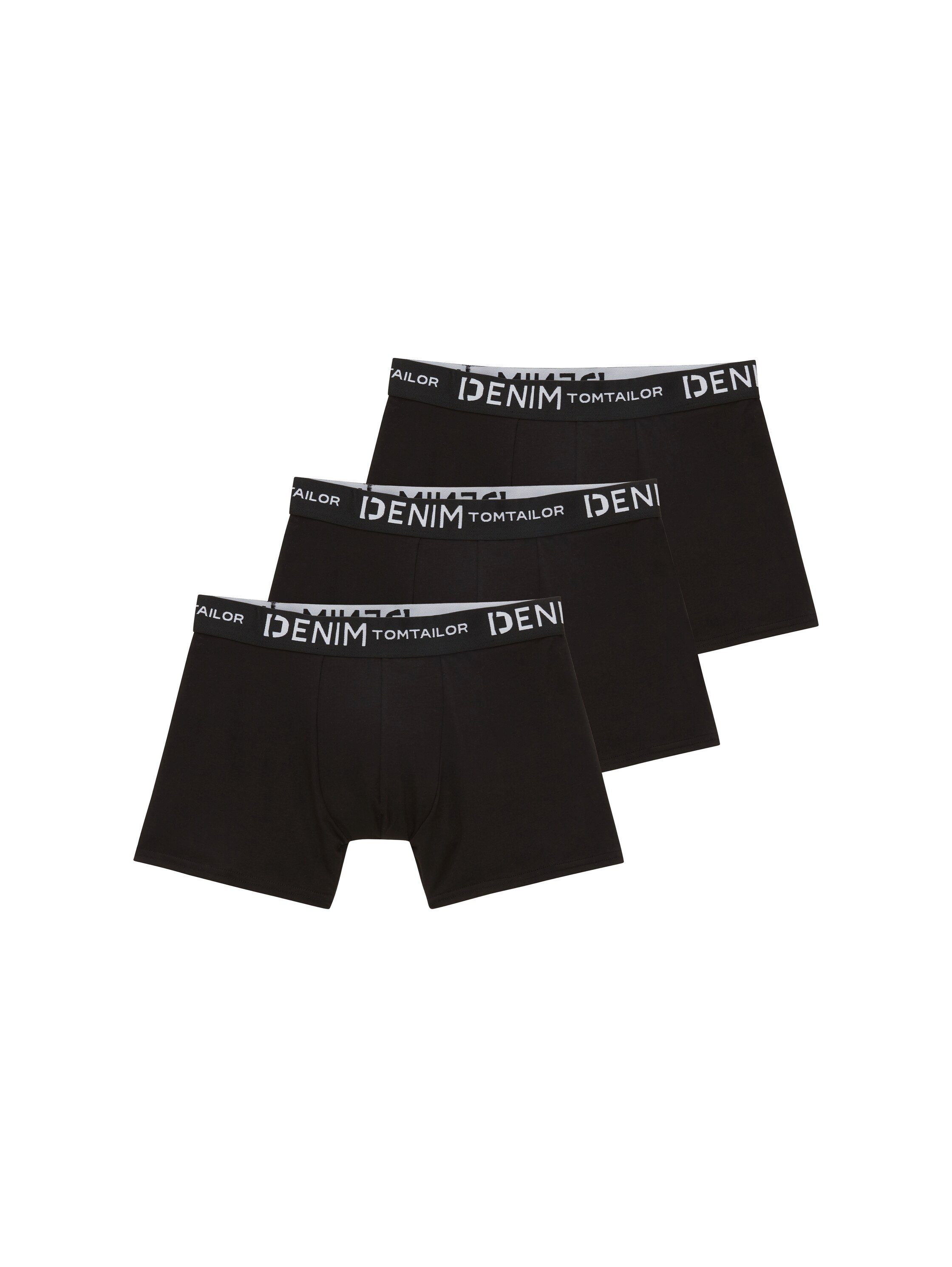 TOM TAILOR Denim Boxershorts (Packung, 3-St) günstig online kaufen