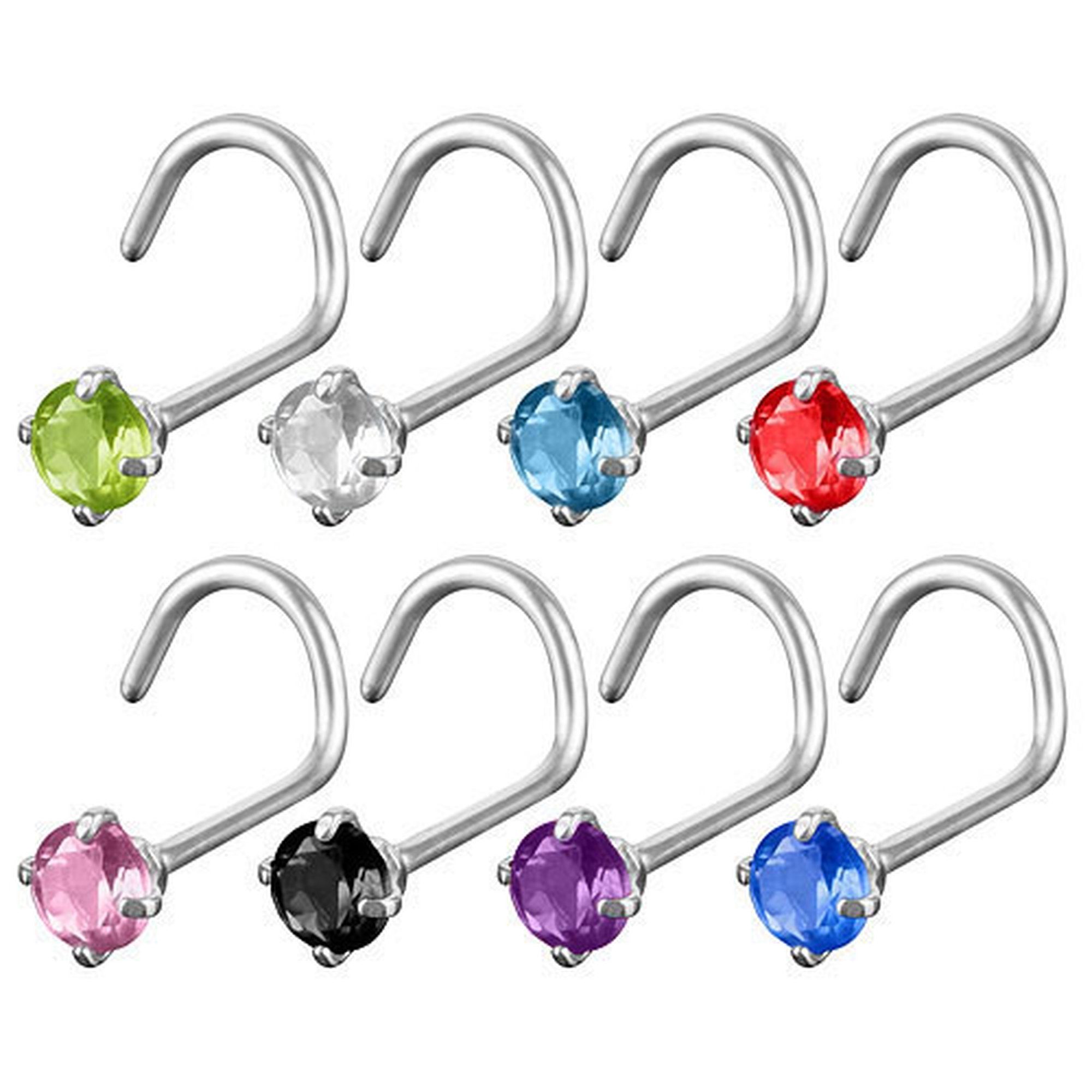 Taffstyle Nasenpiercing Piercing Nase Ohr Lippe günstig online kaufen