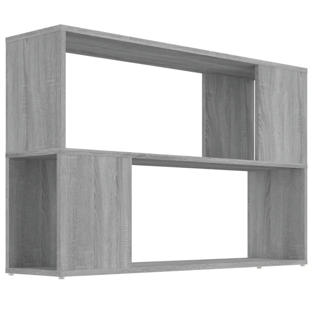 Vidaxl Bücherregal Grau Sonoma 100x24x63 Cm Holzwerkstoff günstig online kaufen